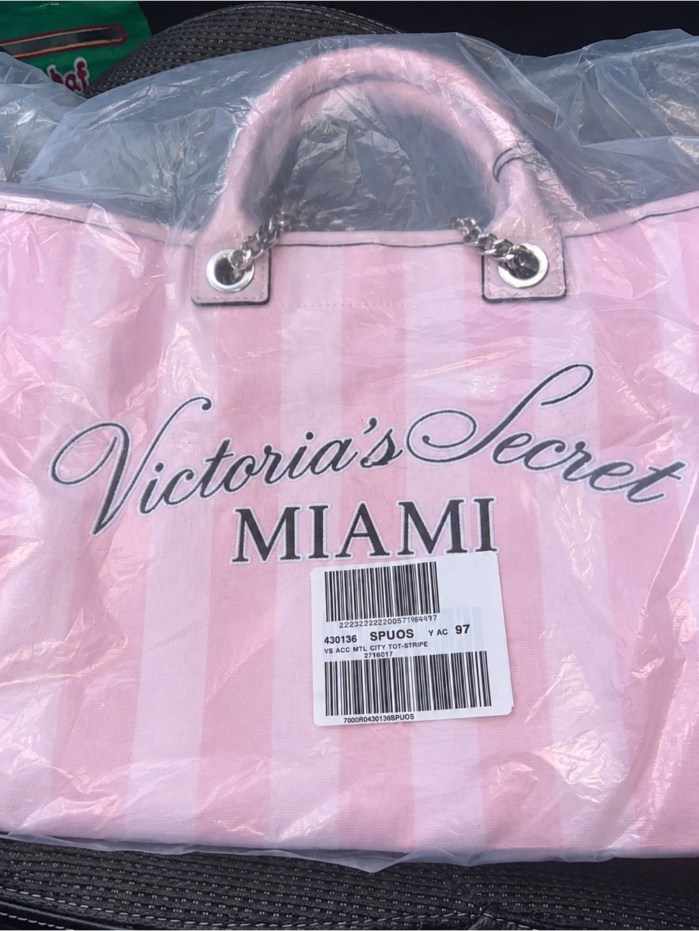 Victoria’s Secret Limited Edition Miami City Exclusive Pink Tote Bag